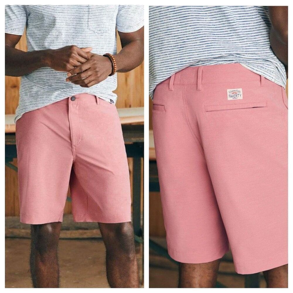 Faherty All Day™ Short 1.0 (9") Color Faded Flag Size 34